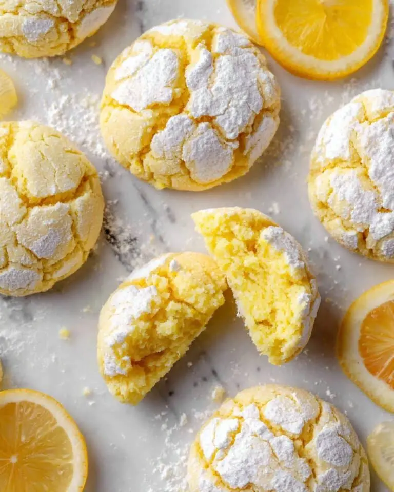 Summer Lemon Crinkle Cookies Recipe