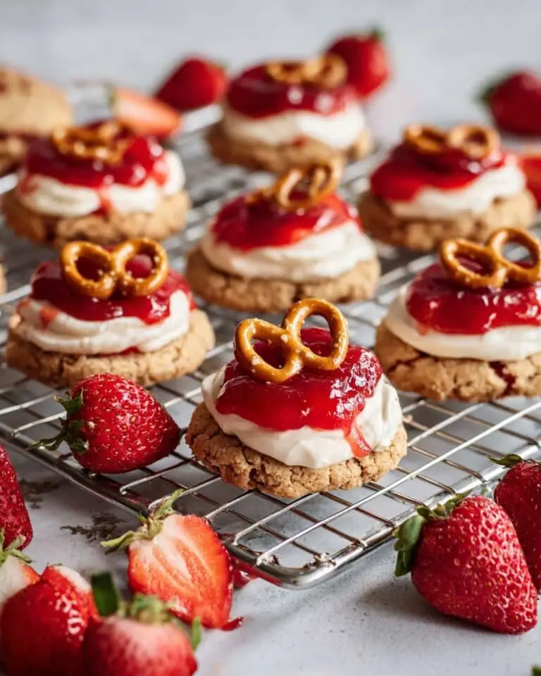 Strawberry Pretzel Cookies Recipe