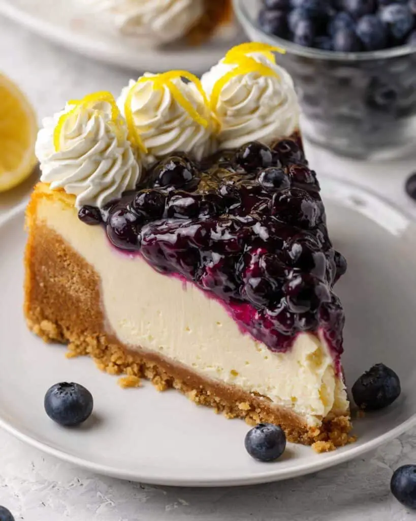 Perfect Lemon Blueberry Cheesecake Recipe