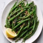 15-Minute Blistered Haricots Verts with Garlic Recipe