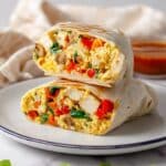 High-Protein Low-Calorie Breakfast Burrito Recipe