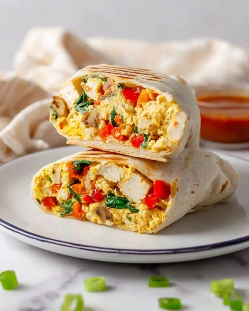 High-Protein Low-Calorie Breakfast Burrito Recipe