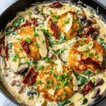 Creamy Vegan Chicken & Roasted Garlic Skillet Recipe