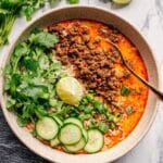 Beef and Coconut Curry Broth Bowls Recipe