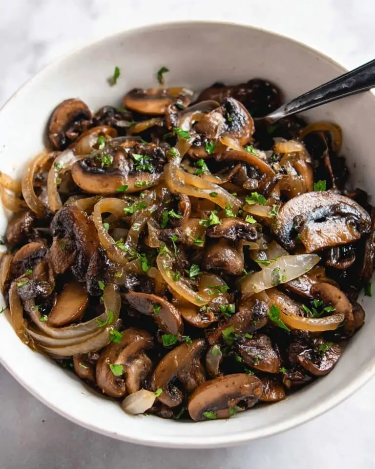 Sautéed Mushrooms and Onions Recipe
