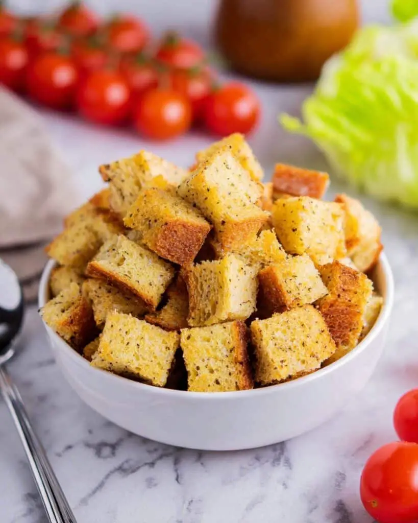 Crispy Parmesan Polenta Croutons Recipe