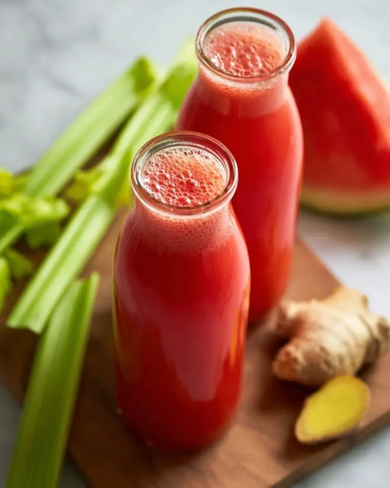 Watermelon, Ginger & Celery Juice Recipe