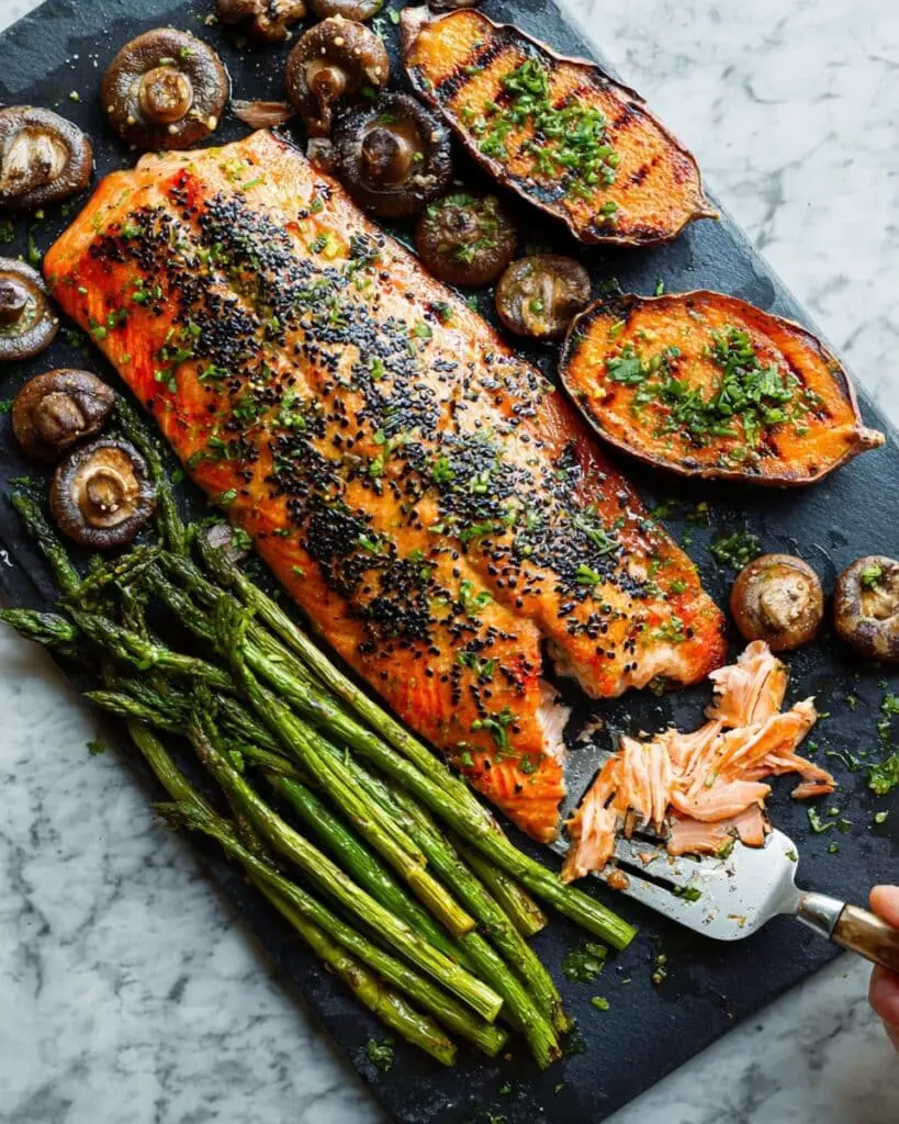 Grilled Salmon with Miso Marinade or Northwest Salmon Rub Recipe