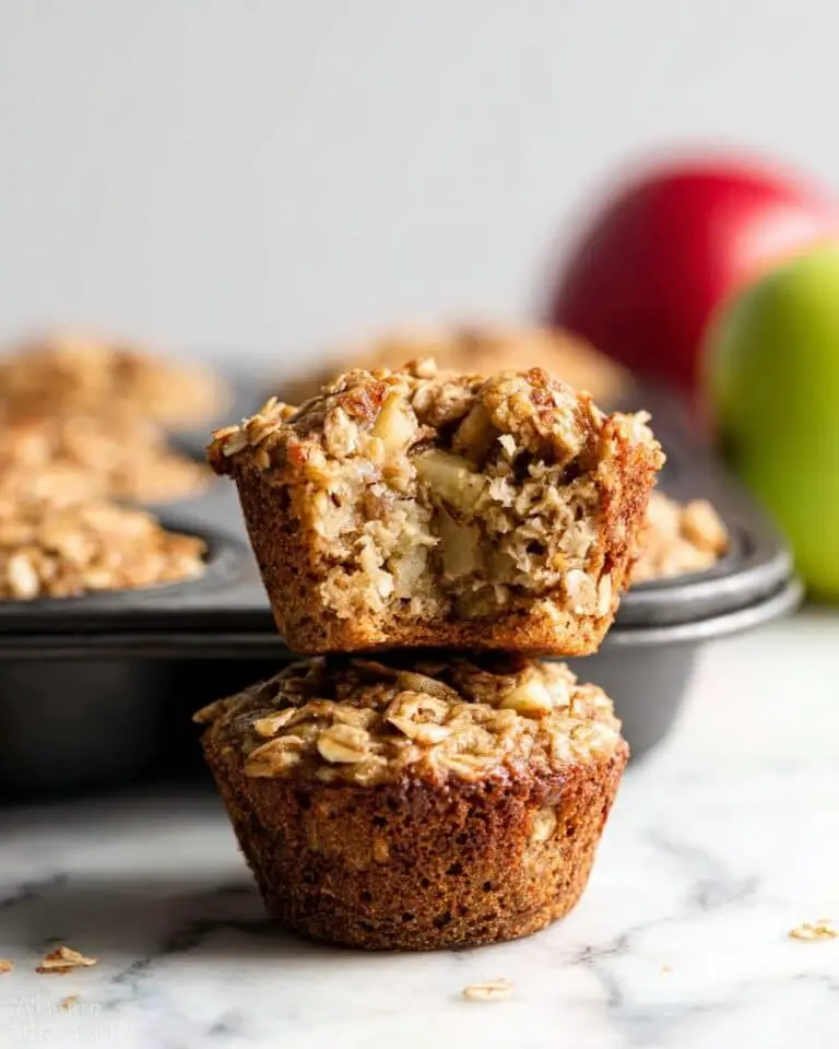 Baked Apple Cinnamon Oatmeal Cups Recipe