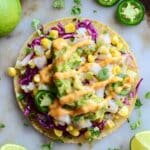 Fish Tacos with Mango Guacamole Recipe