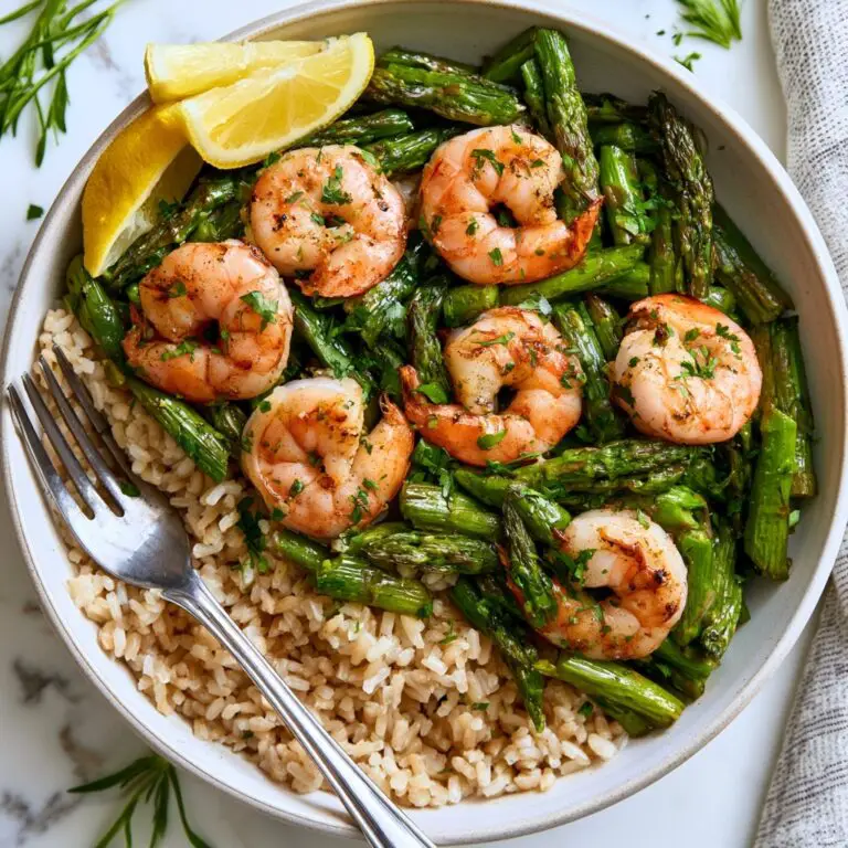 Shrimp and Asparagus Skillet Recipe
