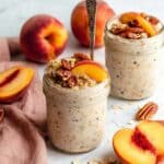 Homemade Peach Overnight Oats Recipe