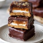 Chocolate Covered S'mores Graham Cracker Sandwiches Recipe