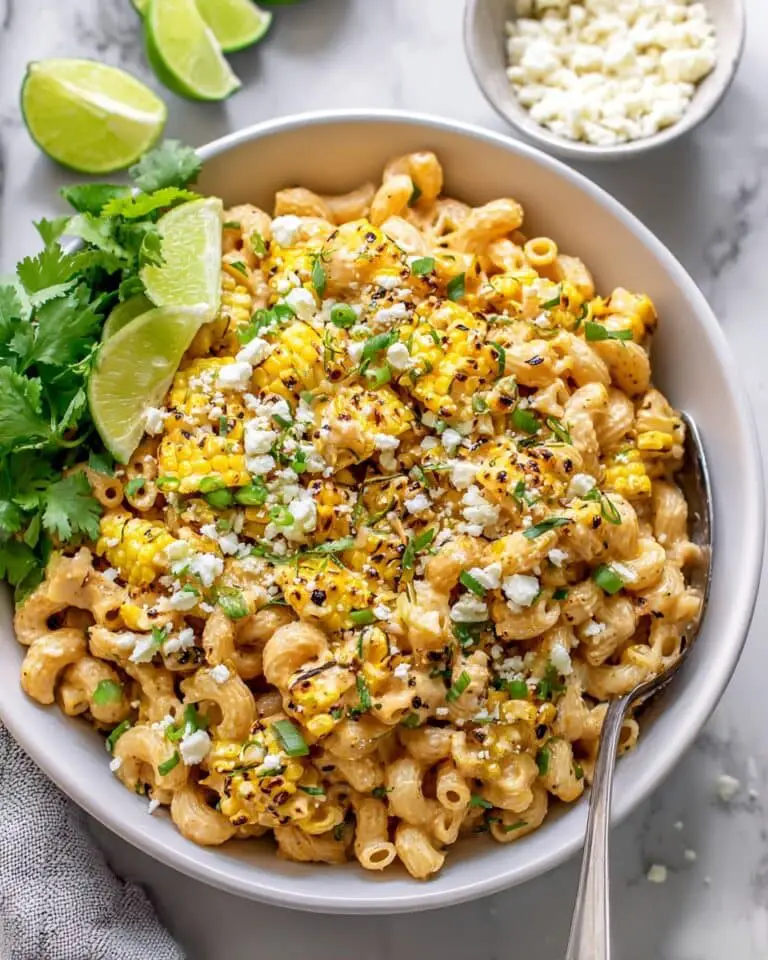Creamy Grilled Street Corn Pasta Salad Recipe