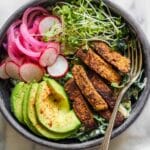 Blackened Tempeh Salad with Cajun Ranch Dressing Recipe