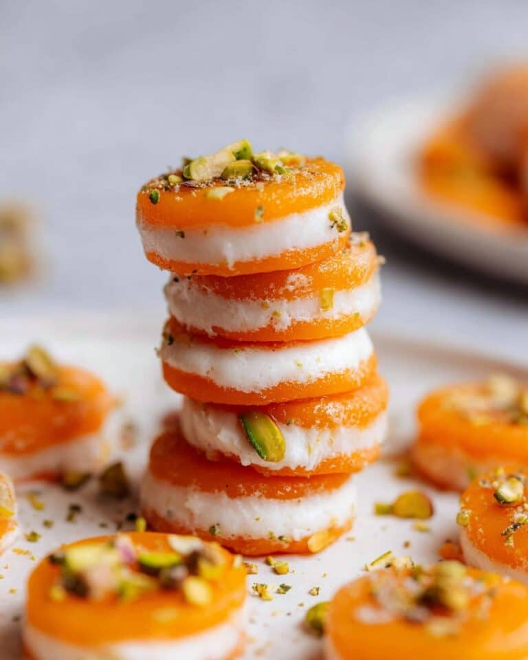Kuru Kayısı Tatlısı (Turkish Poached Apricots with Ricotta) Recipe