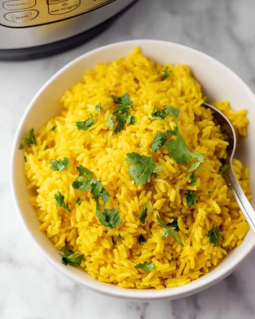 Easy 30-Minute Instant Pot Turmeric Rice Recipe