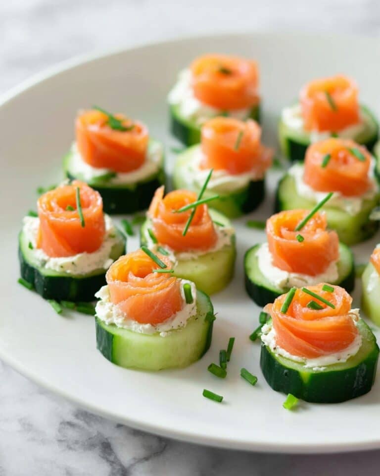 Smoked Salmon Cucumber Bites Recipe