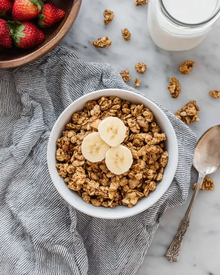 Peanut Butter Granola Recipe