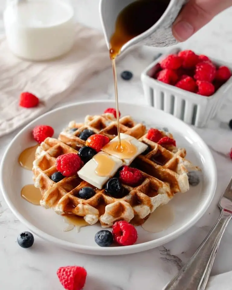 Gluten-Free Overnight Yeast Waffles Recipe