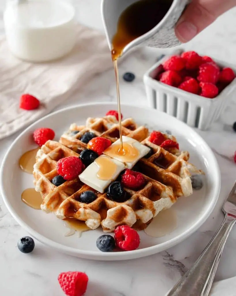 Gluten-Free Overnight Yeast Waffles Recipe