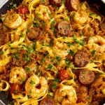Cajun Pasta with Shrimp and Andouille Sausage Recipe