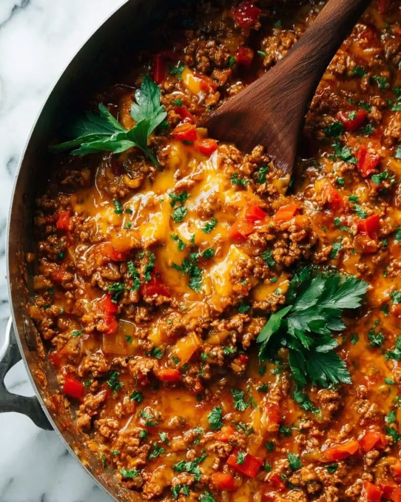 Unstuffed Bell Pepper and Ground Turkey Skillet Recipe