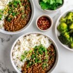 Slow Cooker Lentil Curry with Rice Recipe
