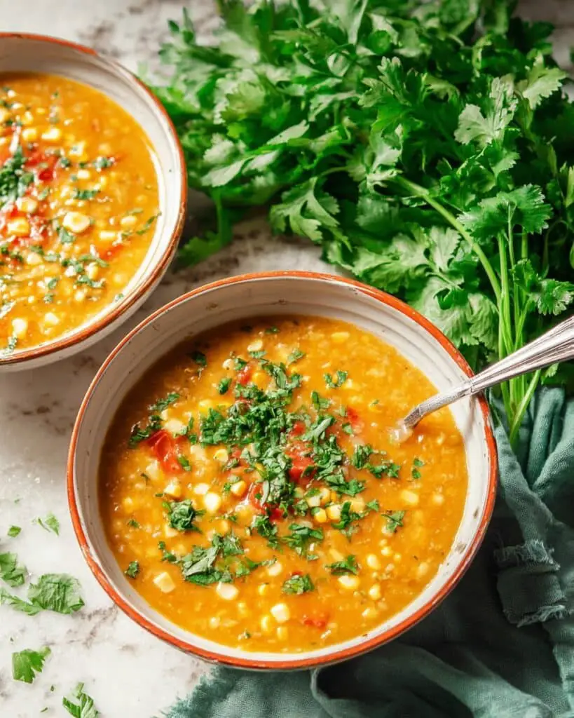 Red Lentil Corn Chowder Recipe