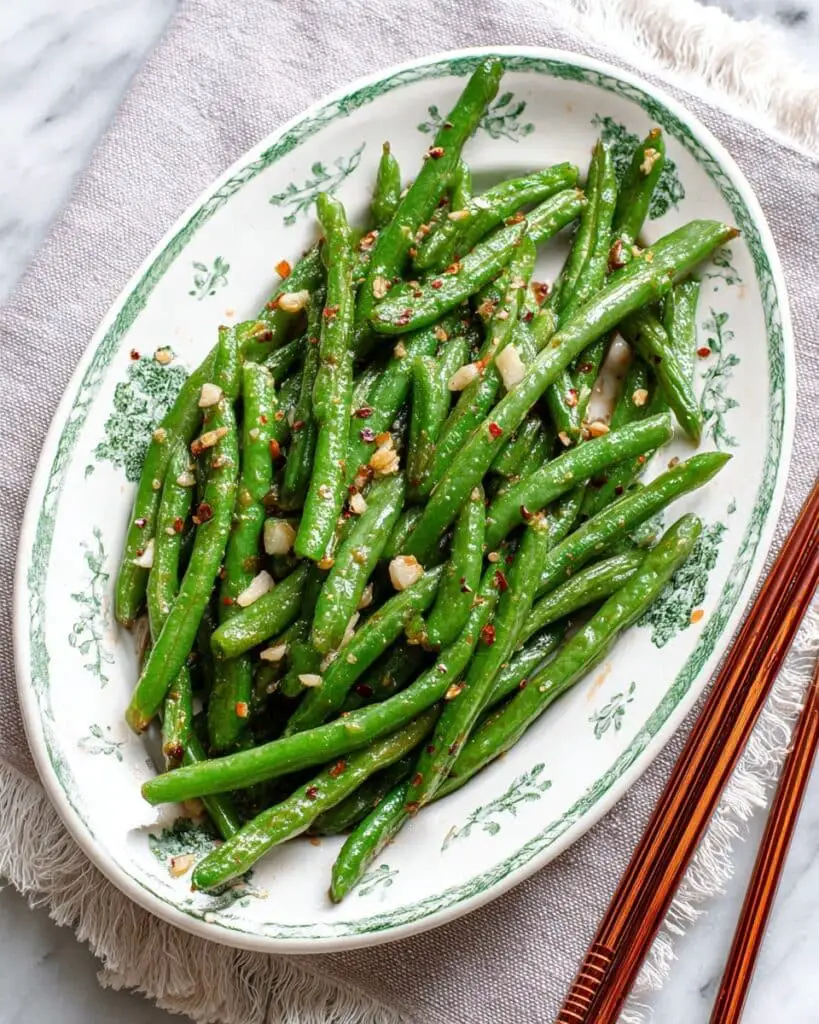 Chinese Garlic Green Beans Recipe