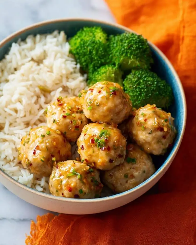 Orange Chicken Meatballs Recipe
