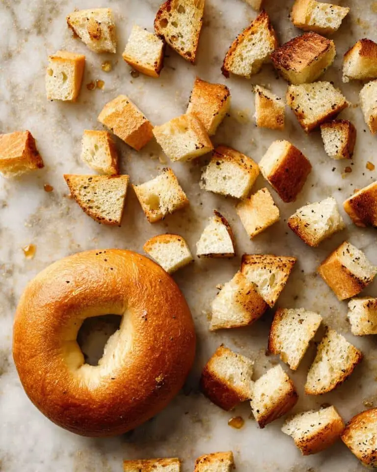 Bagel Croutons Recipe
