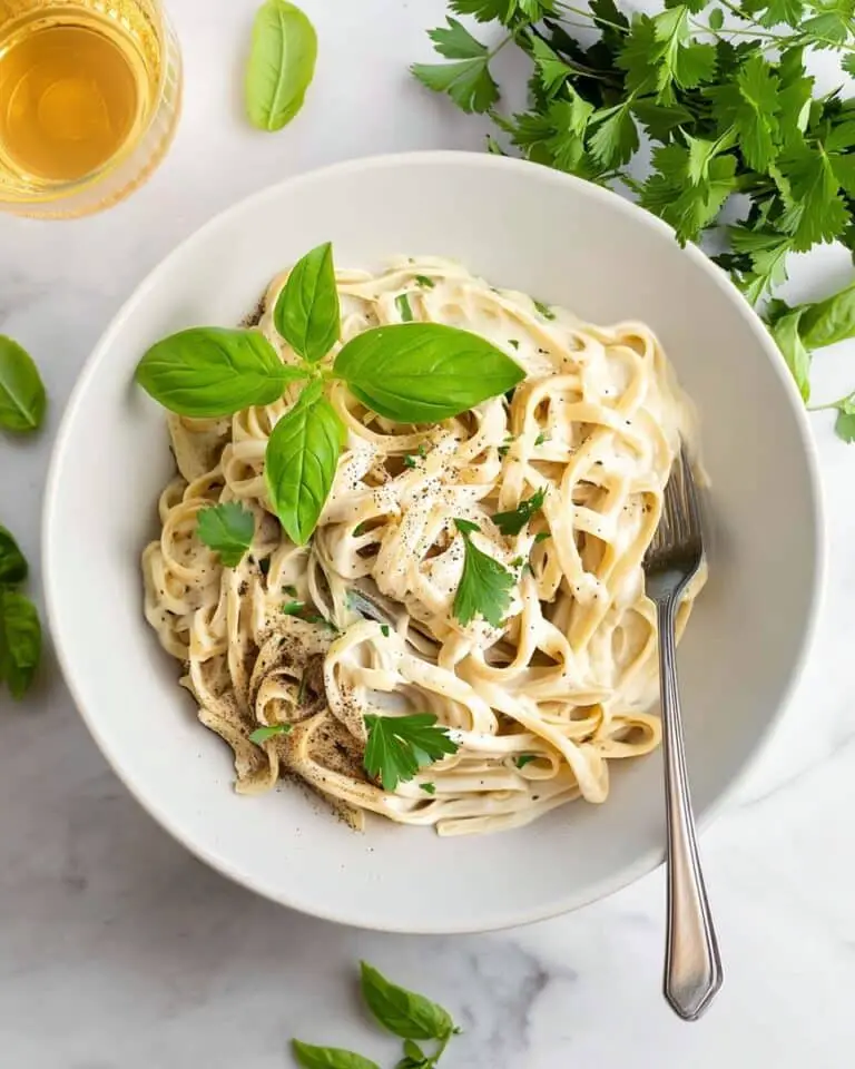 Vegan Fettuccine Alfredo Recipe