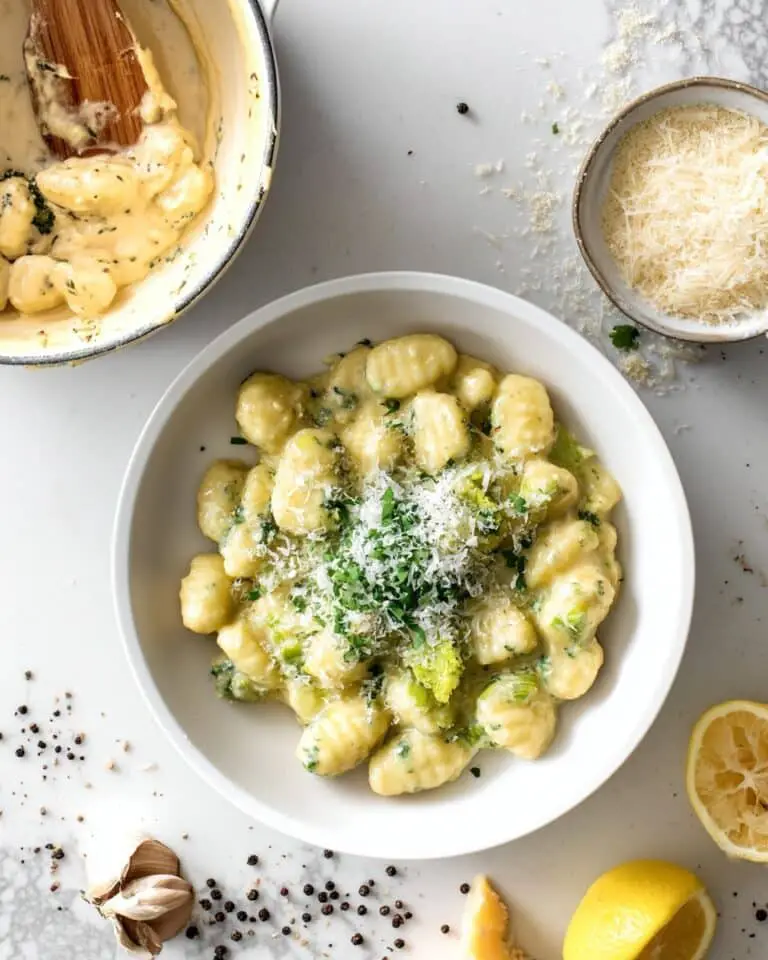 One-Pot Gnocchi with Lemon Cream Sauce Recipe
