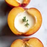 Honey Thyme Posset in Peach Shell Recipe