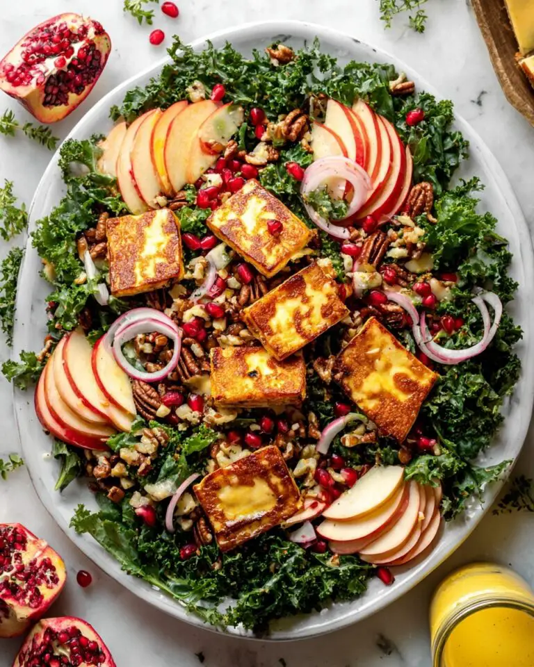 Honeycrisp and Halloumi Salad Recipe