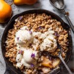 Easy Pear Crumble with Walnuts Recipe