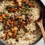 Creamy Mushroom Risotto with Parmesan and Thyme Recipe
