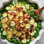 Mediterranean Couscous Salad with Sun-Dried Tomatoes, Cucumber, Spinach, and Lemon Dressing Recipe