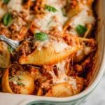 Cottage Cheese Stuffed Shells with Ground Beef Recipe