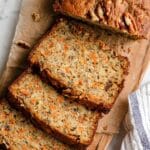 Carrot Cake Banana Bread with Cream Cheese Frosting Recipe