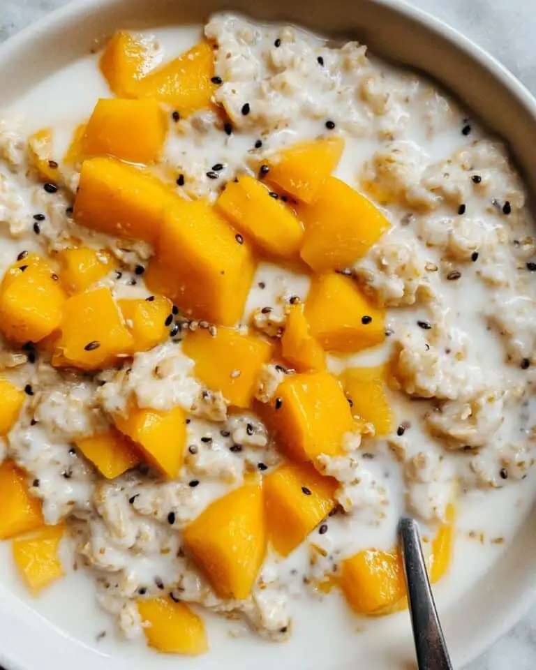 Mango Sticky Rice Oatmeal Recipe