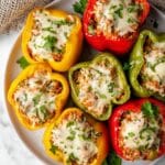 Chicken Parmesan Stuffed Peppers Recipe
