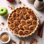 Cinnamon Roll Apple Pie (Vegan) Recipe