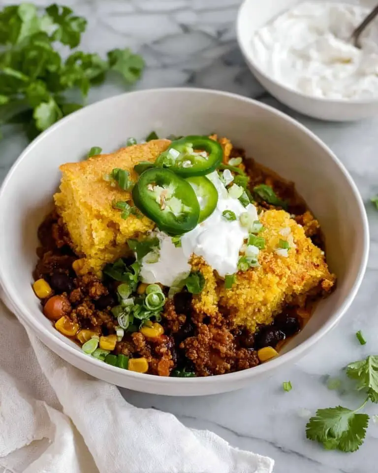 Chili Cornbread Casserole Recipe